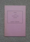 Vintage 1972 Booklet, VERSES OF MY SIXTIETH YEAR PB 1st ed by MAURICE CARPENTER