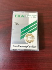 Exabyte 8mm Video8 HI8 D8 Digital8 DATA8 Head Cleaning Cleaner 12 cleanings NEW