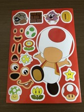 Super Mario / Sticker sheet Toad Nintendo