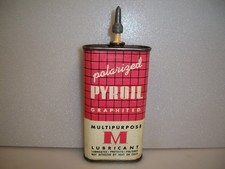 LUBRIFICANTE MULTIUSO PIROIL FINE olio per uso domestico lattina 3 oz oliatore pratico piombo