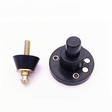 Round Collision Lock Threaded Latch Assembly with Striker Metal for Loaders