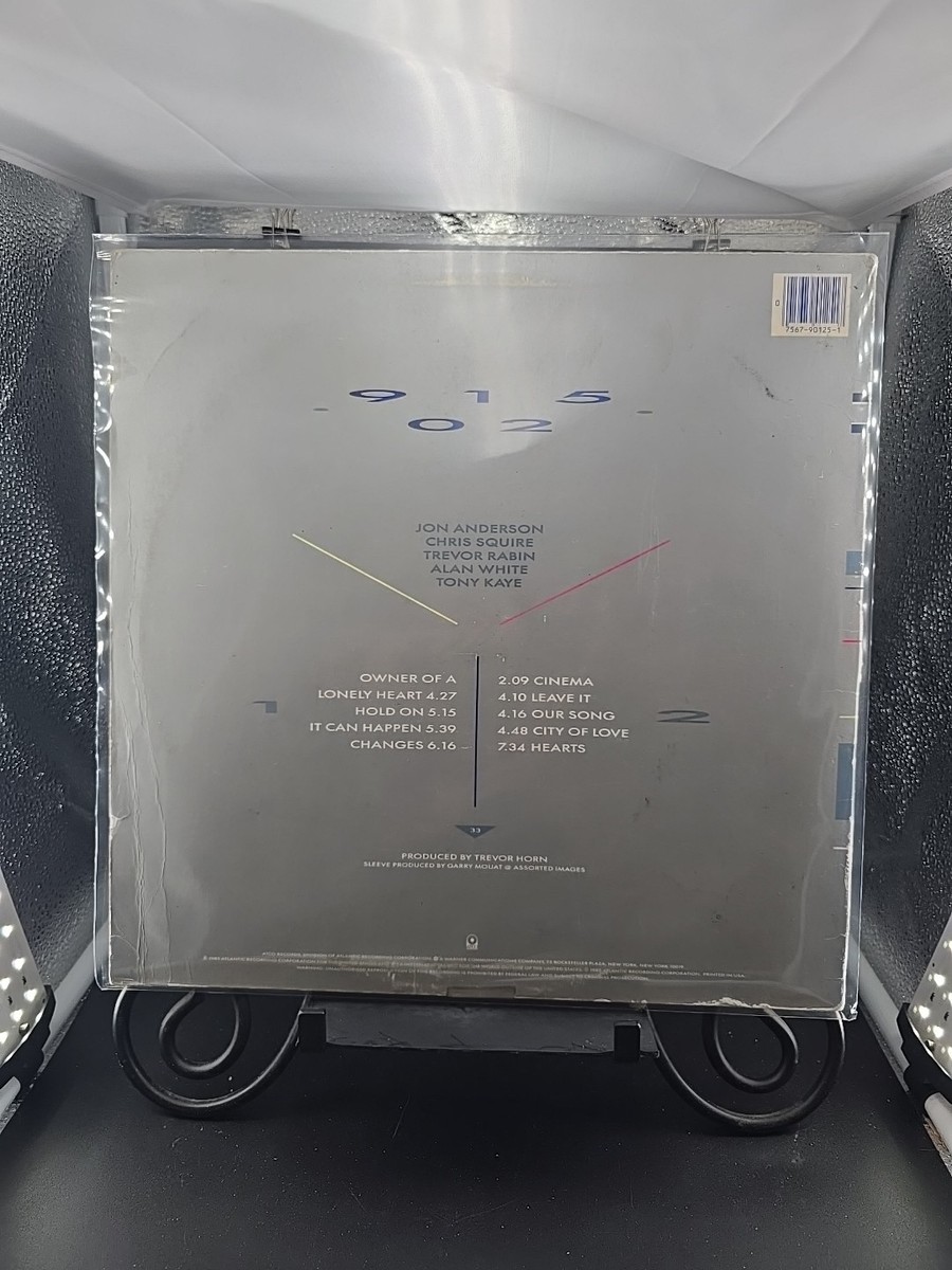 YES 90125 ORIGINAL 1983 LP ATCO 901251-1 OIS RARE ALLIED PRESS G+/