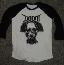 Doom - Radiation Skull baseball shirt, punk, crust, direct from the band