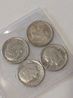 4- 90% Silver Roosevelt Dimes