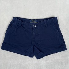 Polo Ralph Lauren Shorts Kids 5 Blue Classic Chino Twill Flat Front Summer