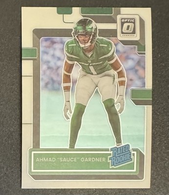 Ahmad Sauce Gardner 2022 Donruss Optic Rated ROOKIE #228 - New York Jets