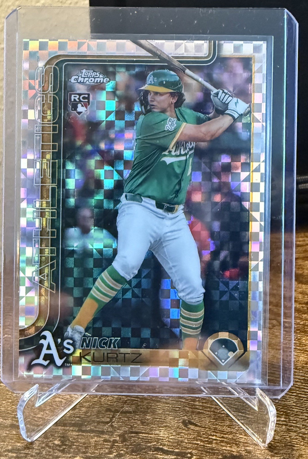 2025 Topps Chrome Update Series - Nick Kurtz #USC178 X-Fractor (RC) Athletics🔥