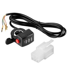 Speed Control Thumb Throttle Assembly 36V 6 Wire for E-bike Electric Bike