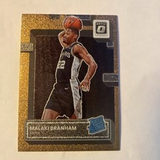 2022-22 Panini Donruss Optic Basketball Malaki Branham #222 ROOKIE CARD . rookie card picture
