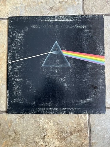Pink Floyd Dark Side of the Moon Vinyl Record LP SMAS11163 Poster and Postcards