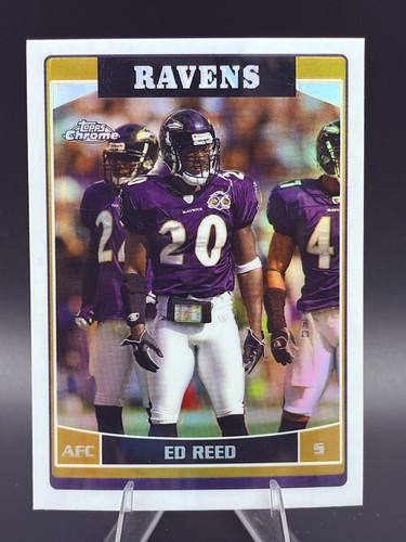 Ed Reed [Refractor] #111 2006 Topps Chrome card