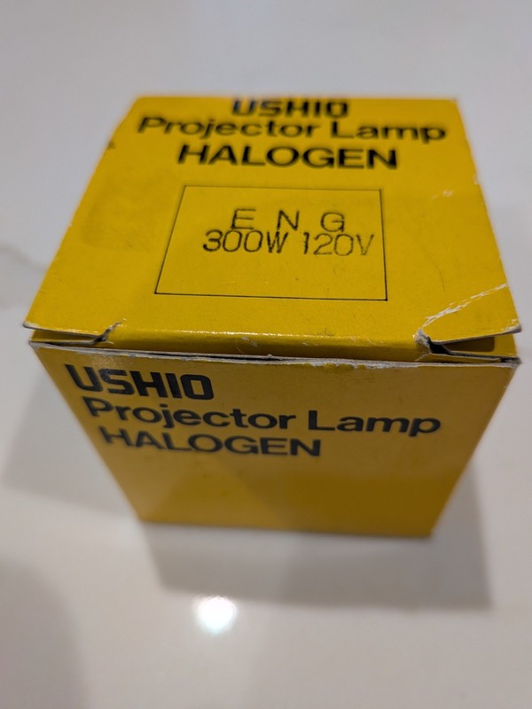 Ushio Projector Lamp Halogen ENG 300W 120V