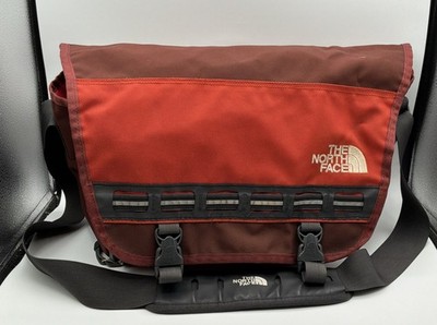 The North Face Messenger Orange Brown Solid Adjustable Shoulder Strap Buckle