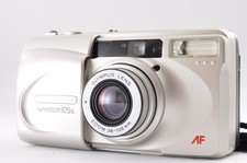 Olympus Superzoom 105G Silver Point Shoot 35mm Film Camera N/Mint from Japan
