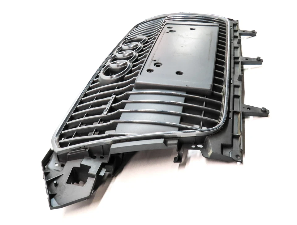 13-16 AUDI A4 ALLROAD WAGON B8 ПЕРЕДНЯЯ ЦЕНТРАЛЬНАЯ ВЕРХНЯЯ РЕШЕТКА КАПОТА (ЧЕРНАЯ) - Изображение 4 из 4