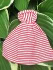 Vintage Barbie Clone Dress Premiere Progressive red and white