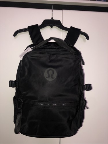 LULULEMON New Crew Backpack 22 L Black  15" Laptop Padded  Bag New with Tags