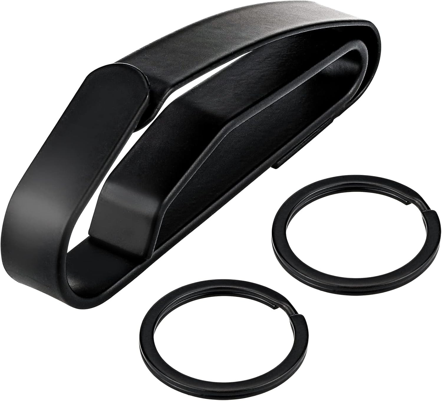 Ullnosoo Duty Belt Key Holder, Quick Release Key Clip, Stainless Steel with 4 Ke