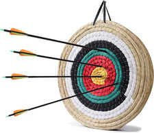 Bersaglio per Tiro Con L'Arco Bersaglio Ad Arco Di Paglia Fatto a Mano Da 50 Cm,
