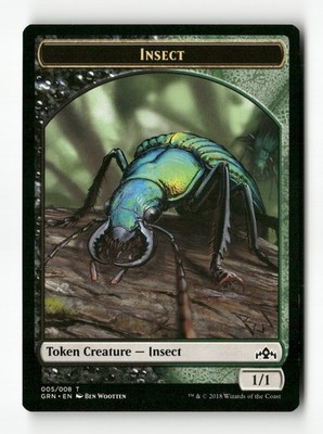 Insect Token T - Guilds of Ravnica 5 MP MTG
