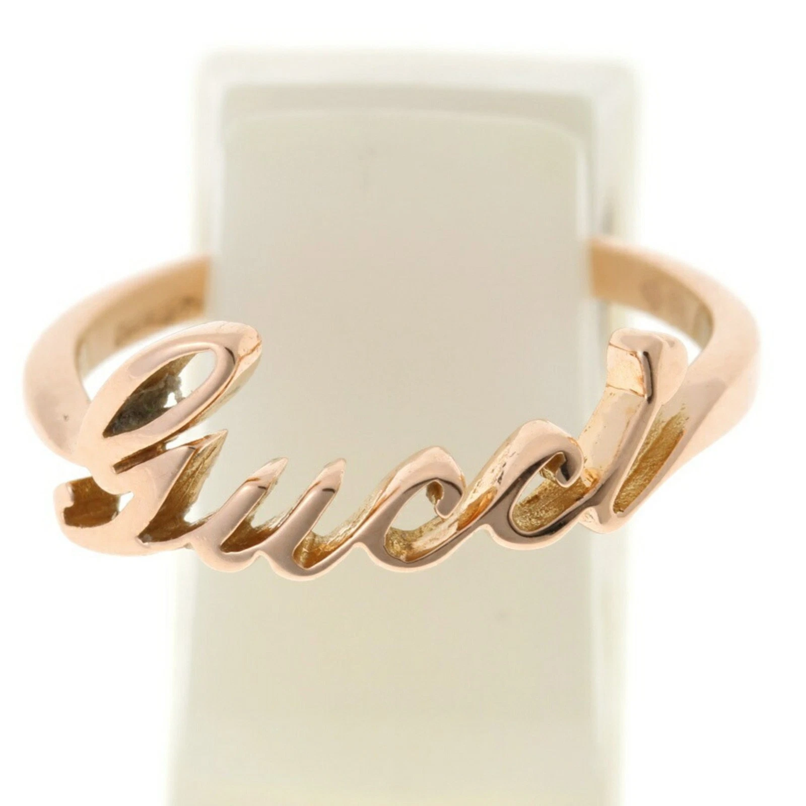 GUCCI Anello Firma 18KPG #9 B 158320 5 GZl19rnh