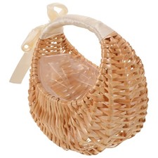 Small Flower Girl Basket Wedding Bridal Party Baskets Bridesmaid