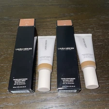 Lot of 2 NEW Laura Mercier Tinted Moisturizer Blurred Matte 1.5 Oz  “4N TEAK”
