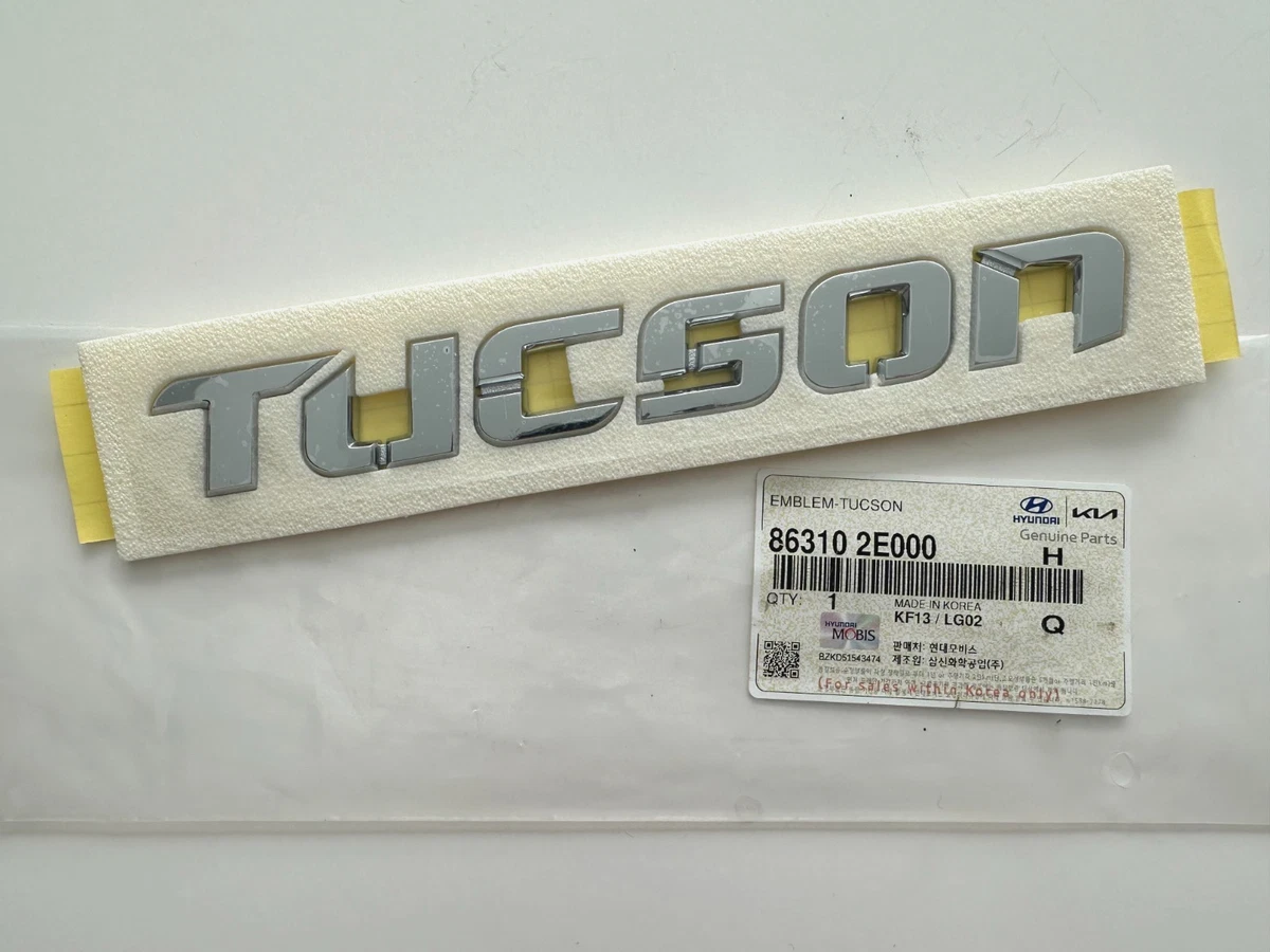 Original OEM-Emblem Hinten, Schwarz, 86300CGO20, Für Hyundai Tucson 405686249010
