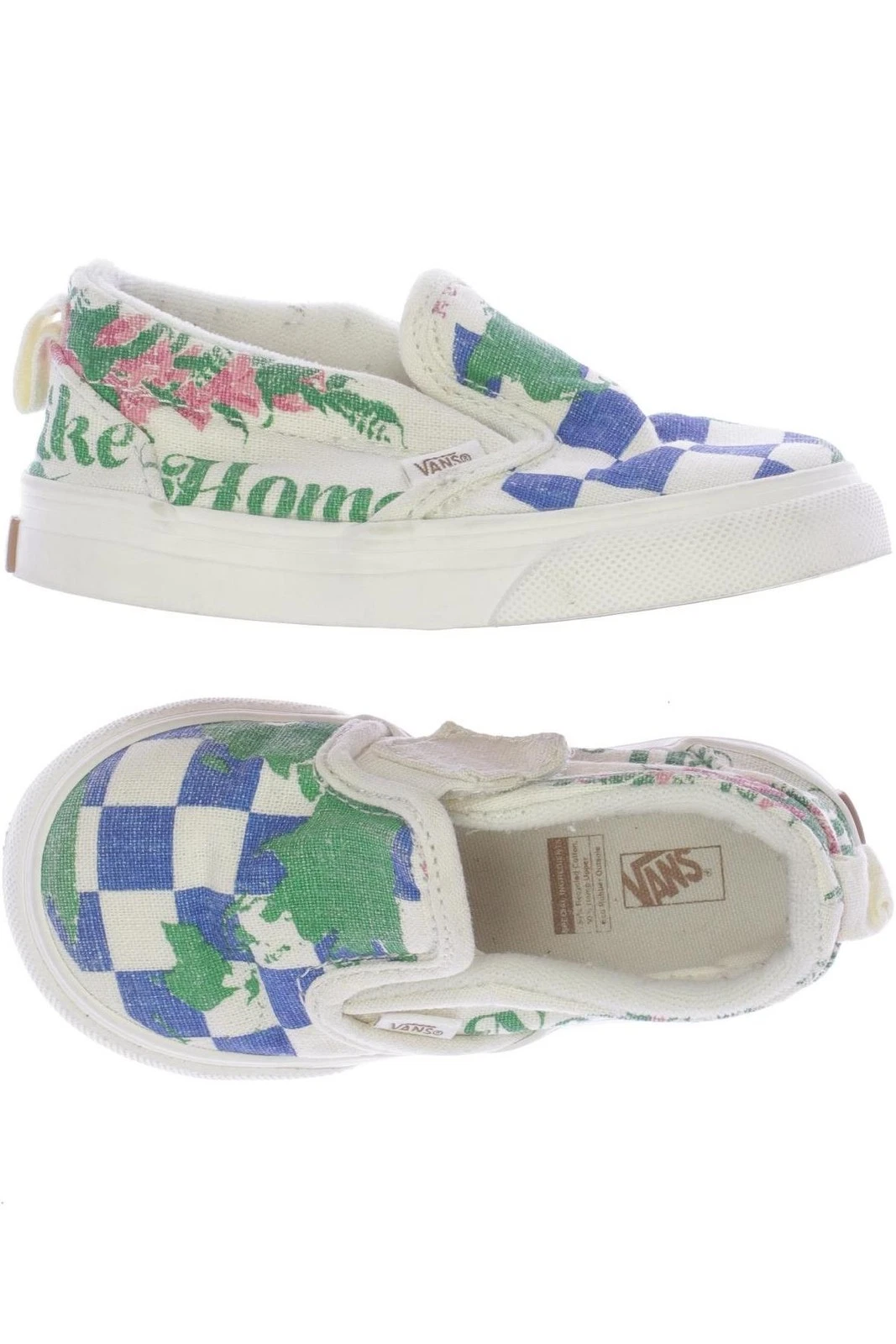 VANS scarpa da bambino ragazza sneaker sandalo scarpa bassa taglia EU 22 crema bianca #hmo3evd