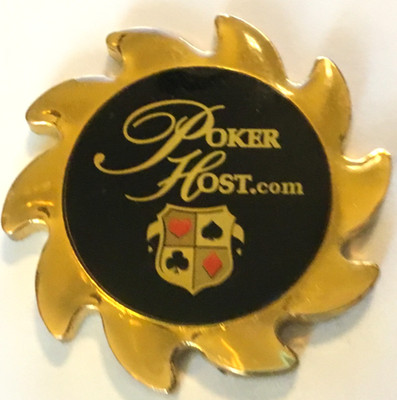 Poker Host.com Card Suits Black Gold Shield Poker Card Guard Fidget Spinner