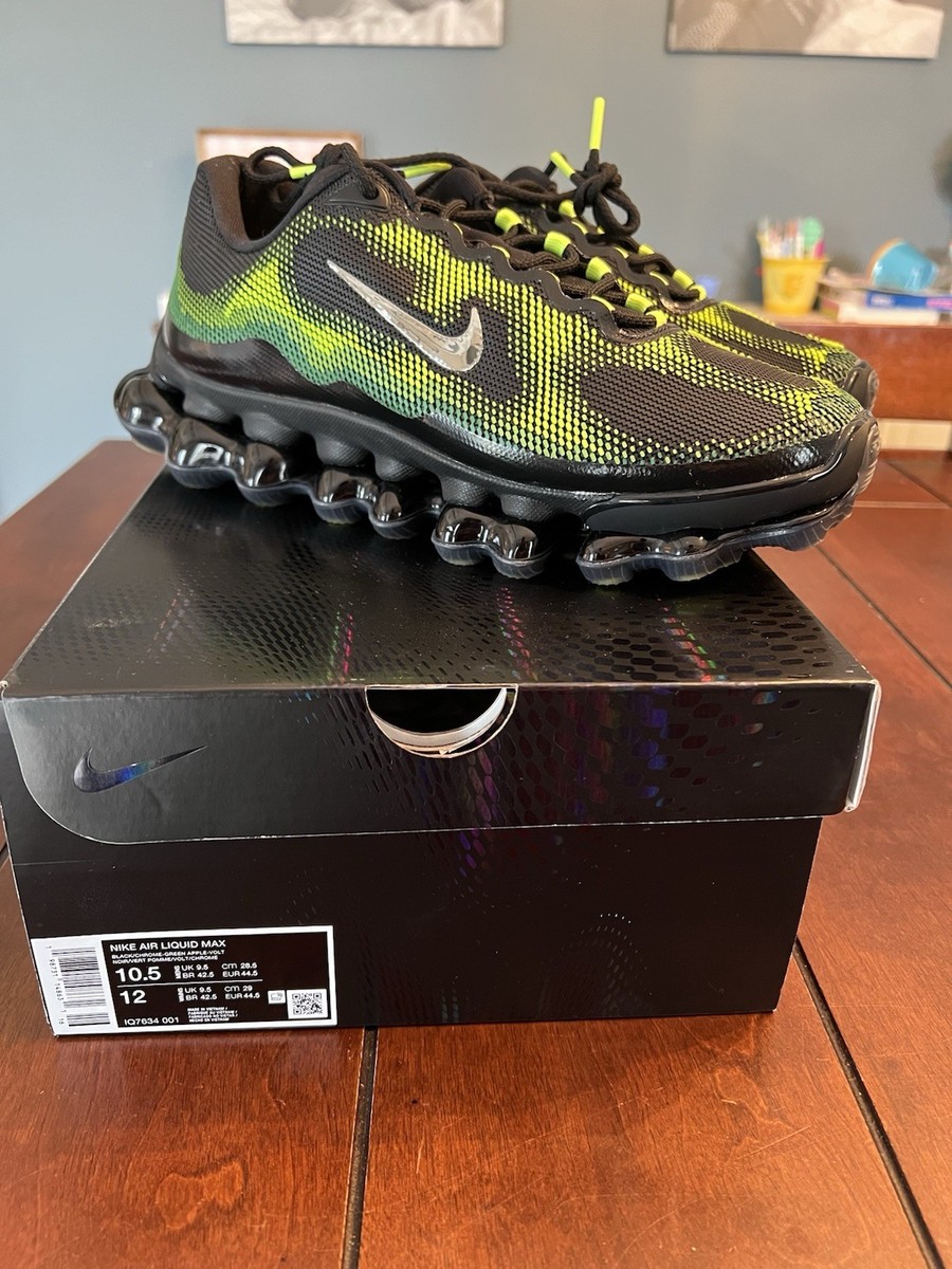 Size 10.5 DS Nike Air Liquid Max Black Green Apple Poison Dart