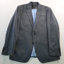 Banana Republic 44R 932401 Blue Herringbone Mens Blazer Suit Jacket Sport Coat
