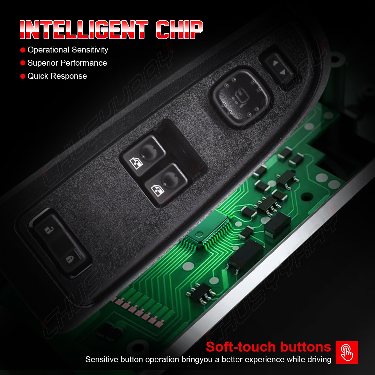 15883322 For Chevy GMC Silverado 2003-07 Driver Side Master Power Window Switch