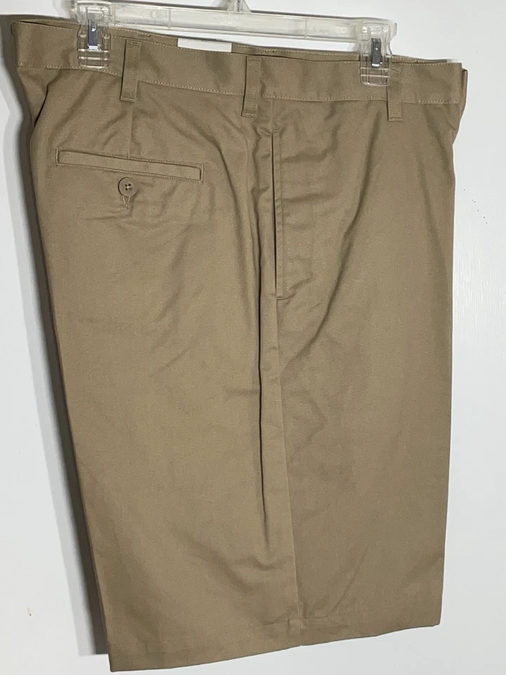 Pantalones Cortos Austin Golf Clásicos Frente Plano Caqui Talla 40 Foto 2 de 2