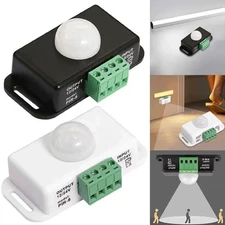 Motion Sensor Switch DC 12V-24V 8A Motion Sensor Motion Sensor Infrared PIR LED