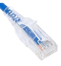 ICC ICCICPCSY10BL Cat6 Slim 10 Ft Ethernet Patch Cable Blue 10 Pack