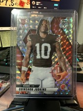 2025 Panini Mosaic Quinshon Judkins Silver Mosaic #276 Variation SP RC Browns