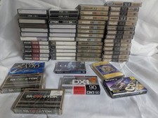 Maxwell Tdk Sony Denon Cassette Lote 7 Sellado 50+ Usado Tipo Ii Cromo Xlii
