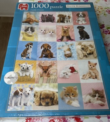 Puzzle 1000Teile Jumbo/Keith Kimberlin (Hunde/Katzen)