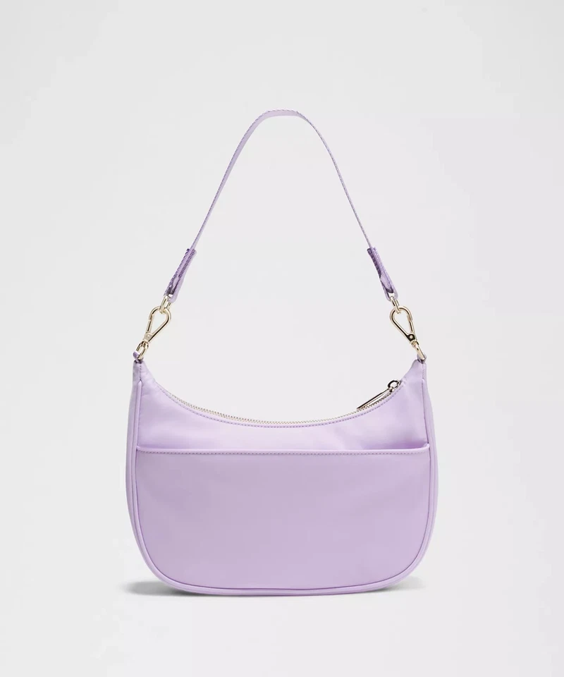 Lululemon City Essentials Small Shoulder Bag 3L Lavender Frost W/ Gold Hardware - Image 2 of 4