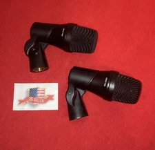 Drum Mic Set 2 For Snare Tom Floor Toms Cajon Dynamic DRST100 XLR Microphone Kit