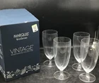 IOB Vintage Marquis Waterford Crystal Set Of Four Iced Beverage Wine Glasses