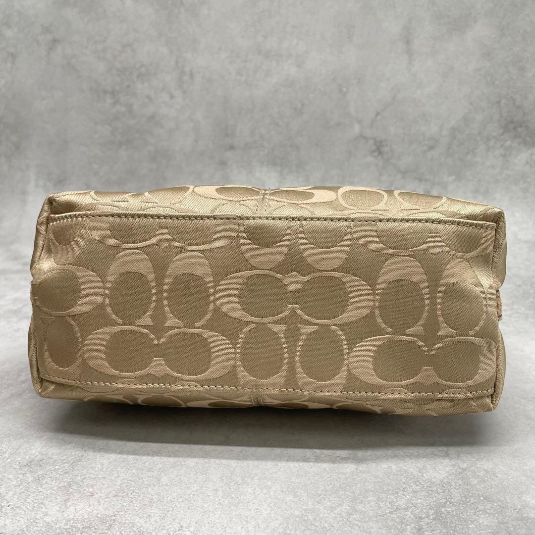 Coach Canvas Leather Python-Embossed Shoulder Bag… - image 13