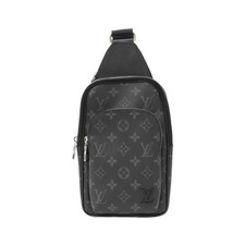 Authentic Louis Vuitton Monogram Eclipse Avenue Sling Bag PM M47137 Shoulder...
