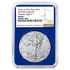 2021 (W) $1 1-oz T-1 American Silver Eagle NGC MS69 Brown Label Blue Core