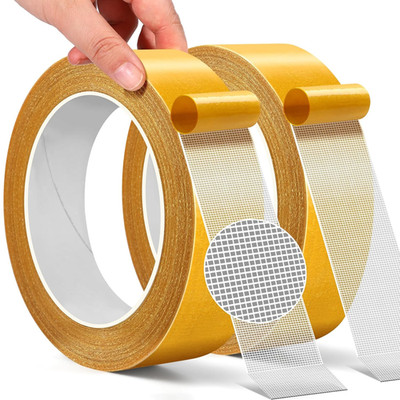 Fabric Tape Multifunctional Double Sided Tape for Clothes 2 Rolls 1inchx33FT10m