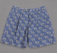 Vintage Maus Hoffman Mens Size 36 Liberty of London Blue Floral Print Shorts