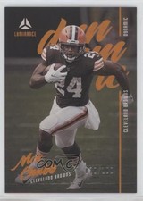 2021 Panini Luminance Dynamic Orange 70/100 Nick Chubb #D-9 5m1