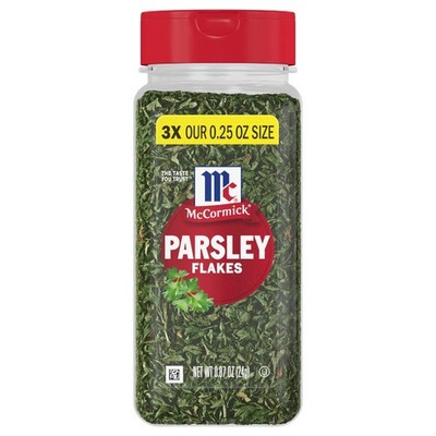 6x McCormick Parsley Flakes Herb Spice Seasoning Cooking Lot Sealed .87oz