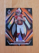 2024 Panini Phoenix Orange Fade #198 Jayden Daniels Rookie Card RC Commanders. rookie card picture